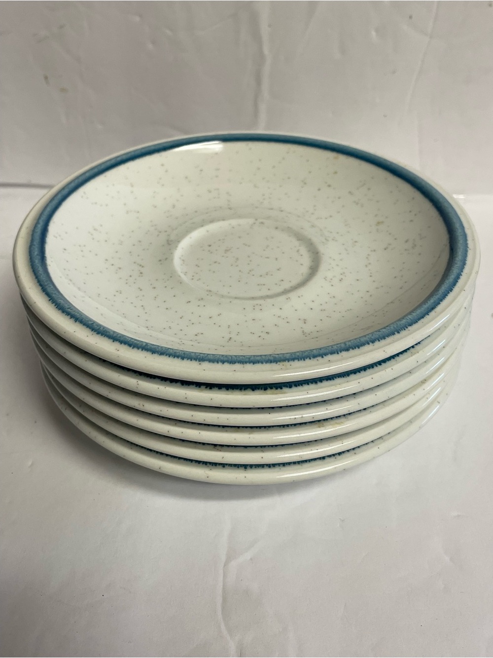 Set of 6 Mikasa Cordon Bleu Saucers 6 ” CG500 Vintage